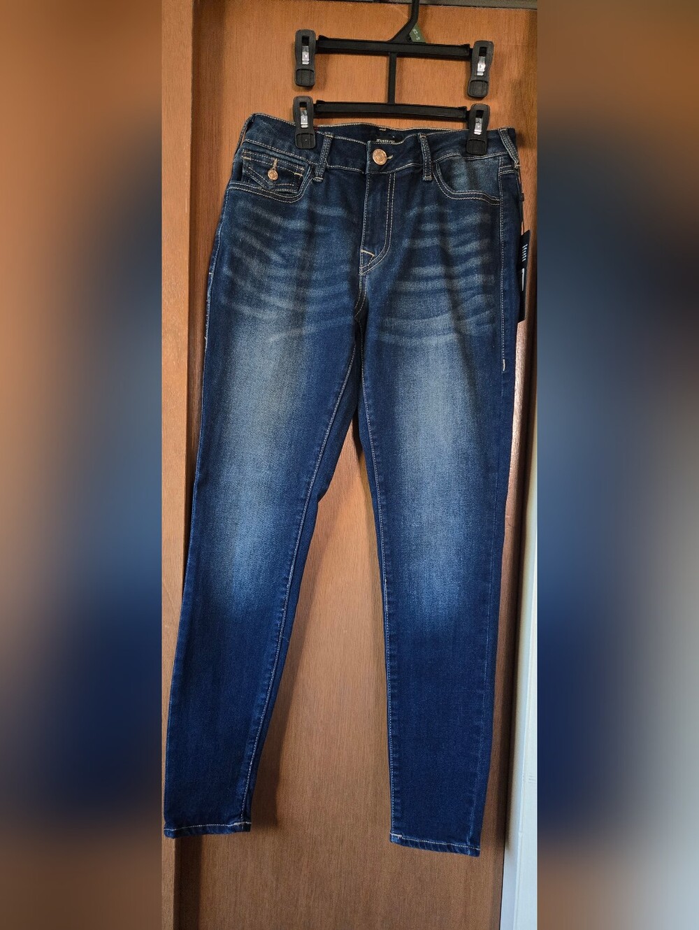 NWT TRUE RELEGION WOMENS JENNIE MID RISE SUPER SKINNY